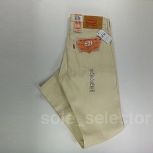 NWT Levi's 501 Strght Leg Bttn Fly White Oak Cone